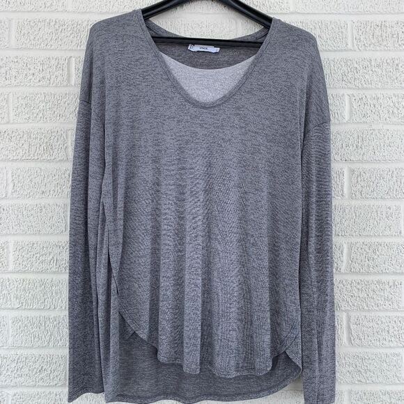Vince Ladies Long Sleeve cross front top, Grey XS - Picture 1 of 5